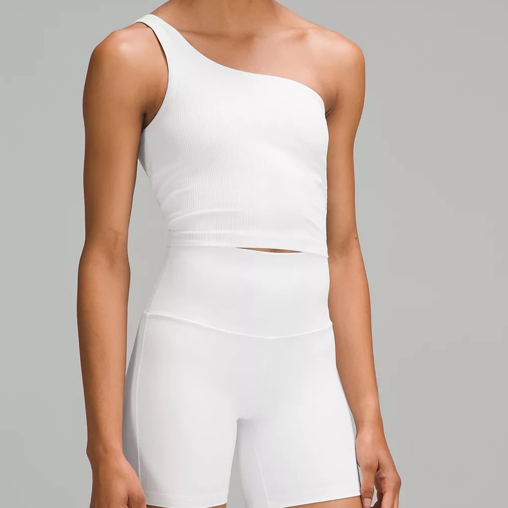 Lululemon Ribbed Nulu Asymmetrical Yoga Tank Top